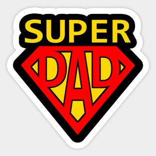 Super Dad. Sticker